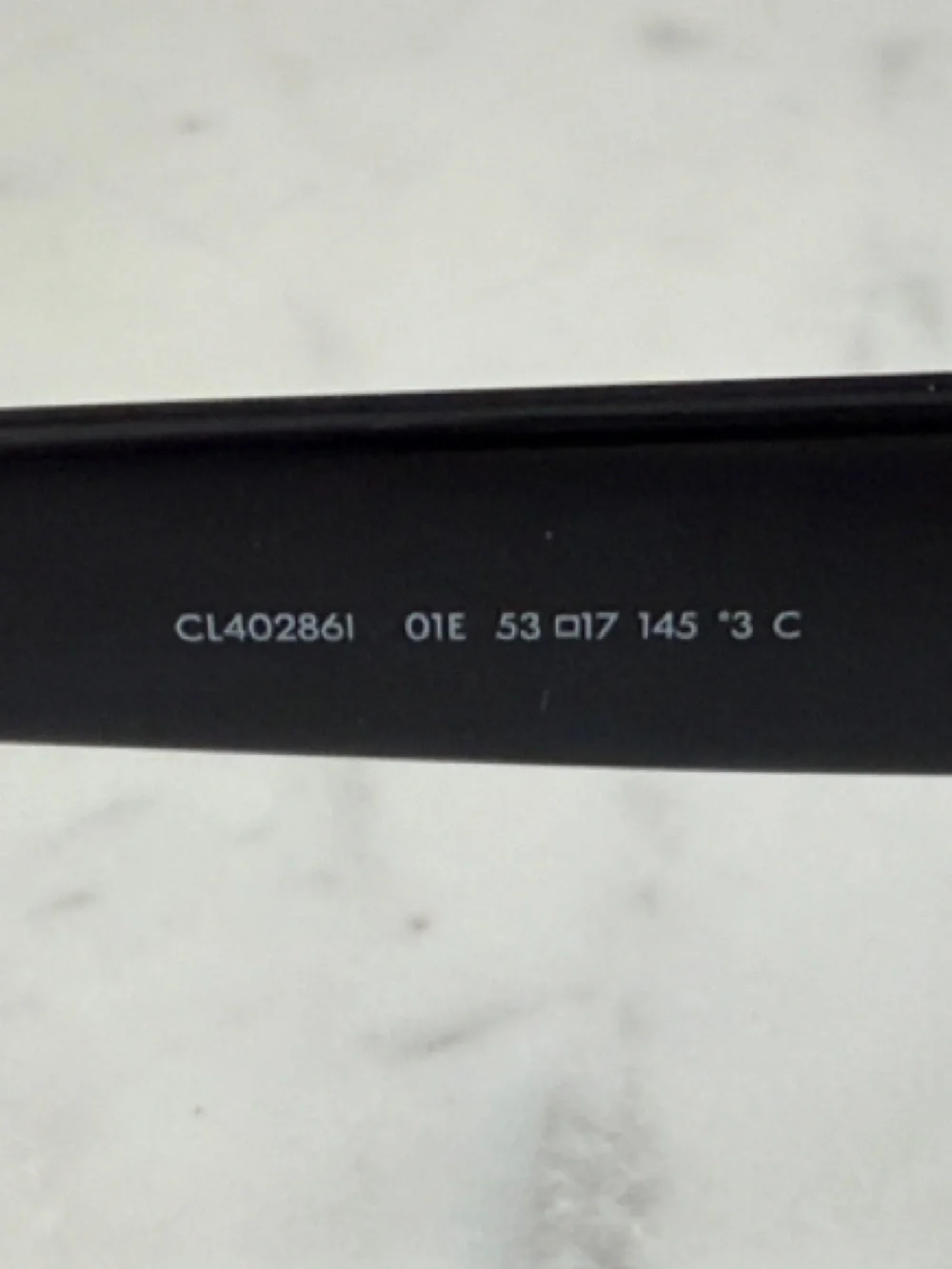 Celine Black Cat-Eye Sunglasses with Brown Lenses